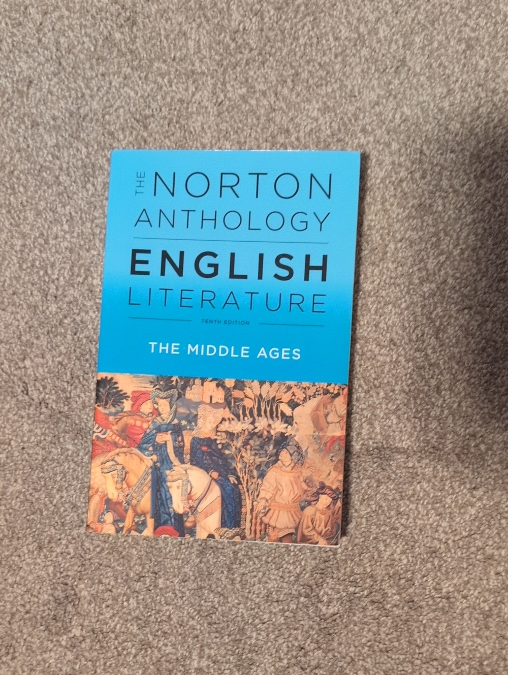 The Norton Anthology English Literature: The Middle Ages - Blue Cover